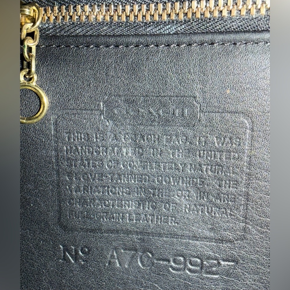 COACH VINTAGE WILLIS BLACK CROSSBODY BAG 9927 - Picture 14 of 14